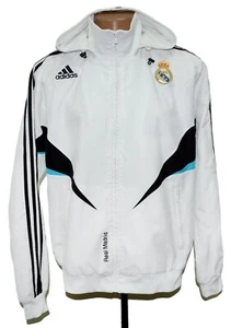 CHAQUETA CON CAPUCHA FÚTBOL ENTRENAMIENTO REAL MADRID ESPAÑA 2008/2009 TALLA L - Imagen 1 de 6