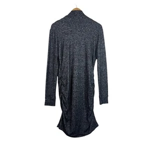 Athleta Gray Mock Neck Long Sleeve Sweater Dress Size Medium - Picture 1 of 10