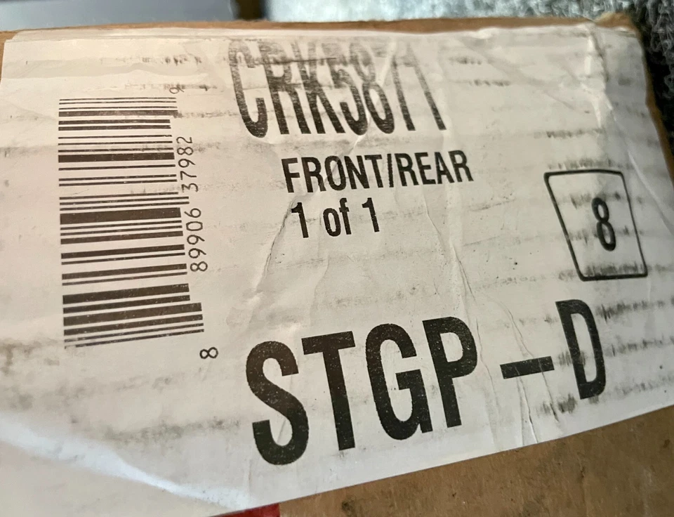 CRK5871 Powerstop Set Brake Pad Kit Front & Rear Toyota Prius 2010-2014-2015 Foto 1 de 4