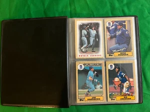 Kansas City Royals 1987 Topps Team Set with 40 card collector album. Bo Jackson - Picture 1 of 7