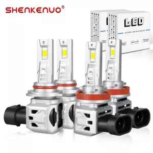 For 2020 2021 Silverado 1500 WT Custom Trail Boss 6000k LED Headlights Bulbs M7Y - Foto 1 di 14