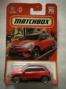 Matchbox 2022 RENAULT MEGANE - 2023 #100/100 - Red - 70 Years - Picture 1 of 7
