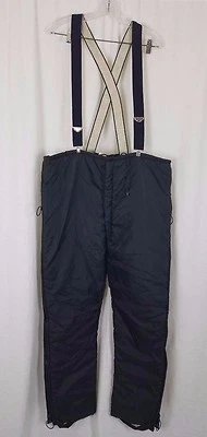 Pantalones negros Horizon Police de colección aislados invierno nieve tirantes para hombre L EE. UU. Foto 1 de 4