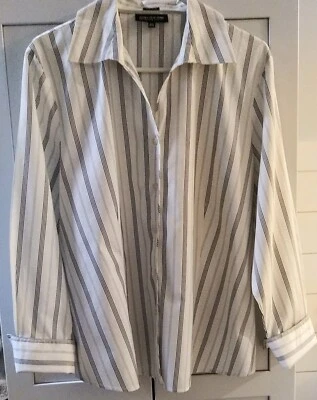 Camisa Jones Colección Nueva York Rayas 16 W Manga Larga Foto 1 de 4