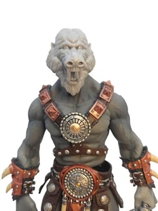 Custom 3d Printed Baboon OGRE SCALE Headsculpt For Mythic Legions 1/12Scale  - Picture 1 of 3