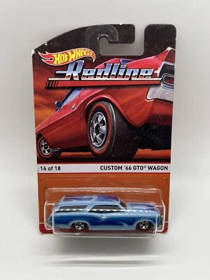 2015 HOT WHEELS REDLINE CUSTOM ’66 GTO WAGON BLUE 16 OF 18 - Image 1 of 4