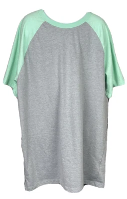 Camiseta raglán manga corta Cat & Jack Boys XL (16) gris y verde menta Foto 1 de 4