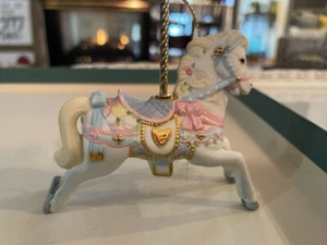 Lenox 1989 Carousel Horse Ornament with pastel colors - Picture 1 of 8