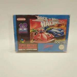 Scatola con manuale ROCK "N" ROLL RACING Super Nintendo SNES pal - Foto 1 di 6