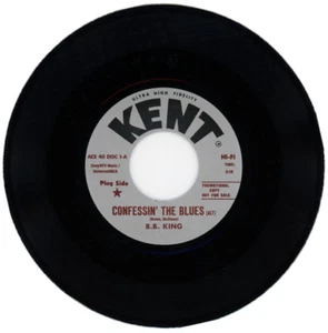 B. B. KING / ETTA JAMES "CONFESSIN' THE BLUES c/w TOUGH LOVER" PR. UNRELEASED - Picture 1 of 2