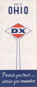 1960 D-X Road Map: Ohio NOS - Picture 1 of 1