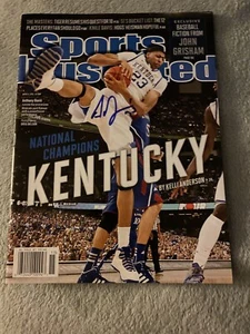 Anthony Davis signed Sports Illustrated Kentucky Lakers No Label Mint Condition - Picture 1 of 4