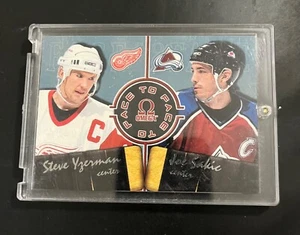 1998-99 Paciffic Trading Hockey Steve Yzerman Joe Sakic Card #6 - Picture 1 of 2