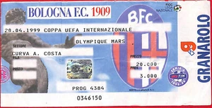 C0887 - ALTES TICKET FUSSBALLSPIEL - 1999: BOLOGNA - OLYMPIQUE MARSEILLE - Bild 1 von 1