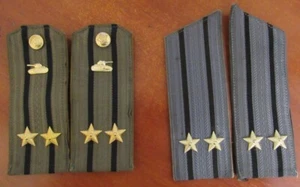 SOWJETISCHE UNIFORM 2 Paar SCHULTERBRETTER ÜBERMANTEL BLUSE TANKMAN Modell 1943-1968 - Bild 1 von 2