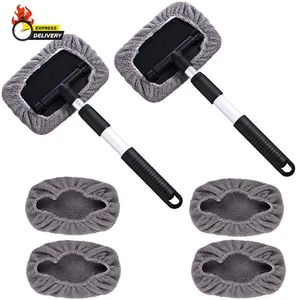 REENFAYA Windshield Cleaner Window Windshield Cleaning Tool with Extendable Hand - Picture 1 of 12