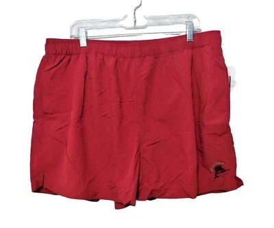 Карибский плавки шорты XL красный сетки подкладка эластичный пояс новый - Изображение 1 из 4