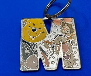Disneyland Parks Letter Initial M Winnie Pooh Tigger Keychain - Key Ring Chain - Picture 1 of 13