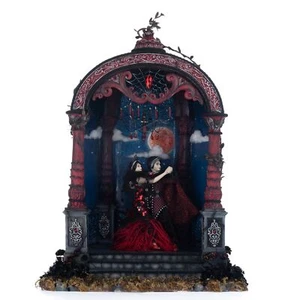 Katherine's Collection 24" Dance Til Dusk Tabletop Figurine, Red/Blue/Black - Picture 1 of 3