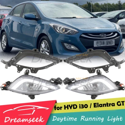 LED Tagfahrlicht TFL Für Hyundai i30 / Elantra GT 2012-17 DRL Nebelscheinwerfer - Bild 1 von 4