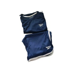 Reebok Boy Athletic 3PC Short Set Dusty Blue Sz 10 - Picture 1 of 5