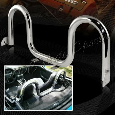 For 1990-2005 Mazda Miata MX5 Polish Stainless Steel Stabilize Support Roll Bar - Image 1 of 3