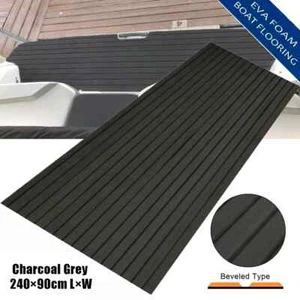Charcoal Grey EVA Foam Boat Flooring Carpet Marine Decking Mat for Yacht Jonboat - Picture 1 of 14
