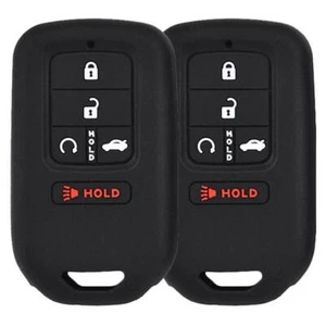 XUKEY Silicone Key Case For For Honda Civic Accord CR-V HR-V Pilot Fit Fob Cover - Picture 1 of 6