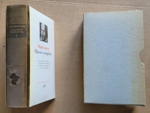 Œuvres Complètes T II SHAKESPEARE Bibliothèque de la Pléiade 1981 - Foto 1 di 5