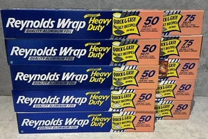 10 Reynolds Wrap Aluminiumfolie Schwerlast Rolle 8-50 Quadratfuß 2-75 Quadratfuß - Bild 1 von 2