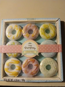 Neu The Pampery 9 Donut Fizzers Mehrfarbig Bad Dusche Entspannung  - Bild 1 von 5