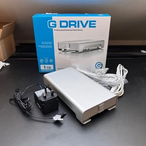 G-Drive 1TB hard drive G-Technology - Including Original Power, Cables, and Box - Zdjęcie 1 z 14