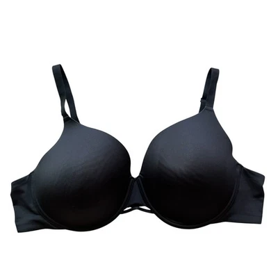 Hanes Black Underwire T-Shirt Bra 3XL Plus Size Everyday Lightly Lined - Image 1 of 4