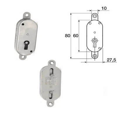 SERRATURA A STRINGA MERONI PER ANTE MOBILI ARMADI RESTAURO - Immagine 1 di 4