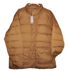 $229 Men's PRANA Tan-Mustard (Walnut) NORTH PALISADE Duck Down Puffer XXL - Picture 1 of 15