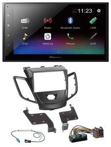 Pioneer USB Bluetooth DAB 2DIN MP3 Autoradio für Ford Fiesta 10-17 schwarz - Bild 1 von 7