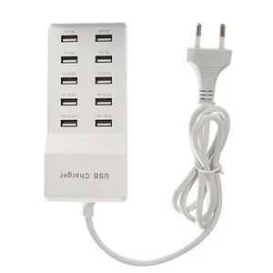 Multi Port Ladegerät USB Hub Desktop Wand Schnell Ladestation Netzteil - Bild 1 von 14