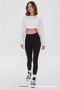 Forever 21+ Womens Black Yoga Leggings Sz Plus Size OX1X. EUC - Picture 1 of 9