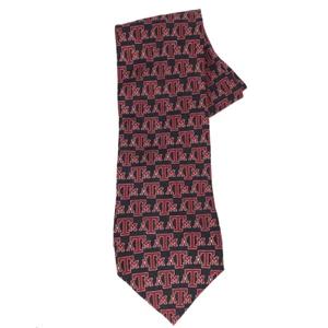 Texas A&M Aggies Prep Krawatte 100 % Seide Campus Klassiker weinrot schwarz Top Zustand - Bild 1 von 5