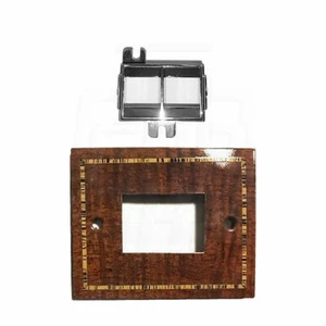 Cutlass Burlwood Trim Door Panel Power Window Switch Escutcheon Cover Bracket LH - Picture 1 of 6