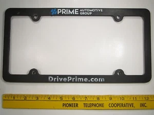 PLASTIC License Plate Car Tag Frame PRIME AUTOMOTIVE GROUP DrivePrime.com 10Y2 - Picture 1 of 1