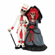 Nemesis Forever By Your Side Gothic Day Of The Dead Skeleton Wedding Gift Topper