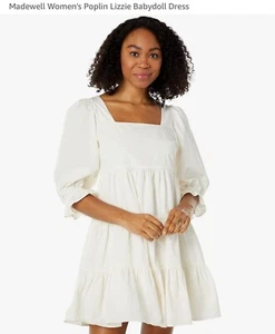 Madewell Popeline Lizzie Babydoll Kleid Übergröße 20 Neu mit Etikett im Leuchtturm - Bild 1 von 6