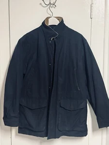 Beretta Brooks Brothers Cotton Field Hunting Jacket Coat Game M Navy Blue - Picture 1 of 8