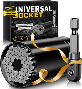 Fathers Day Dad Gifts from Daughter Son Wife,Super Universal Socket Tools Gifts - Picture 1 of 6