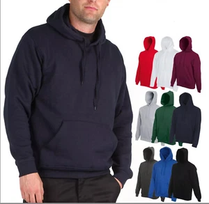Sudadera con Capucha Clásica Para Hombres Sudadera con Capucha Lisa Talla S a 4XL - TRABAJO DEPORTES INFORMAL - Imagen 1 de 35