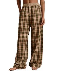 Women Comfy Pajama Lounge Pants Joggers Sweatpants Athletic Yoga Pants with P... - Picture 1 of 3