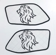 Set of 2 Door Cards for MAN TGX TGS 2020 + Series Truck Accessories Decoration White