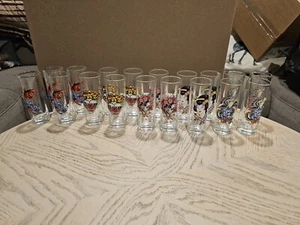 Ed Hardy Tall Shooter Shot Glasses by Christian Audigier Set of 18 - 2 Ounces - Picture 1 of 10