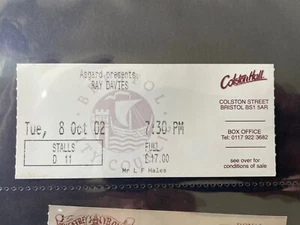 Ray Davies (The Kinks) Ticket 2002 - Bild 1 von 1